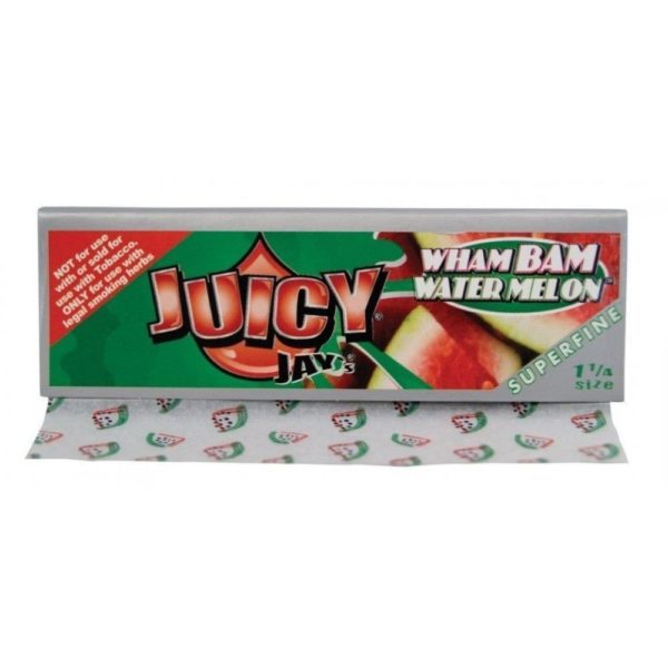JUICY JAYS - PAPELILLO WATERMELON1 ¼ X24 UNIDADES