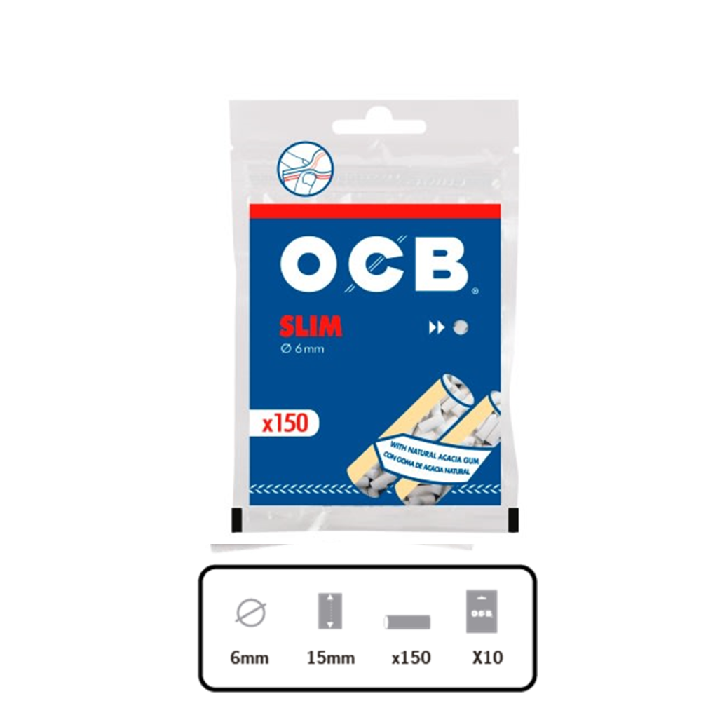 TUBOS OCB MENTHOL PARA ARMAR CIGARRILLOS CAJA X 100