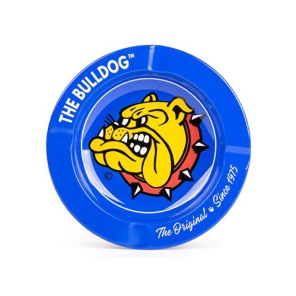 CENICERO THE BULLDOG AMSTERDAM METÁLICO AZUL