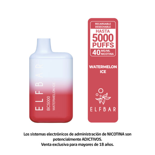 ELFBAR WATERMELON ICE 5000 PUFF 40MG