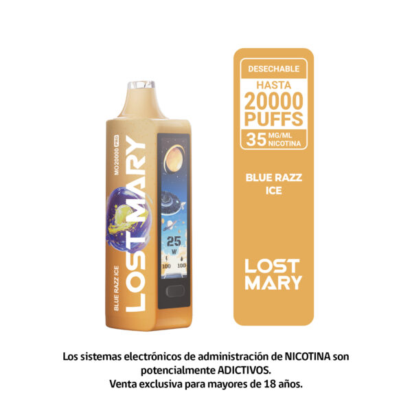 LOSTMARY BLUE RAZZ ICE 20000 PUFF 35MG