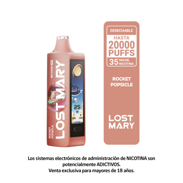 LOSTMARY ROCKET POPSICLE 20000 PUFF 35MG