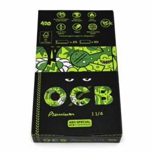 OCB PAPELILLO NEGRO PREMIUN 1 1/4  X 25 LIBRILLOS