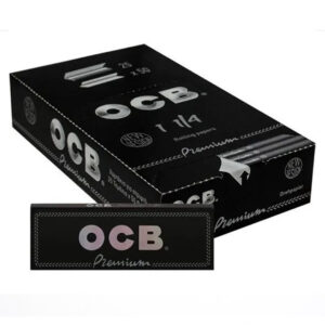 OCB PAPELILLO NEGRO PREMIUN 1 1/4  X 25 LIBRILLOS