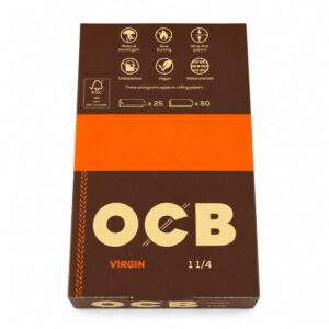 OCB PAPELILLO VIRGIN 1 1/4 X 25 LIBRILLOS