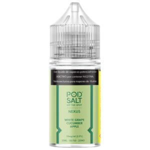 POD SALT NIC WHITE GRAPE CUCUMBER APPLE 30ML 25MG