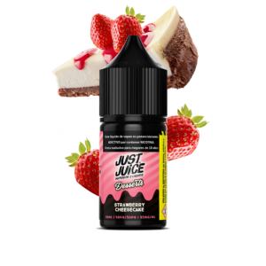 JUST JUICE SALT NIC STRAWBERRY CHEESECAKE  30ML 35MG