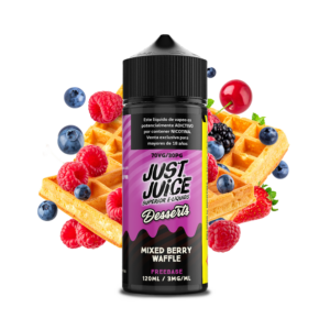 JUST JUICE MIXED BERRY WAFFLE 120ML 3MG