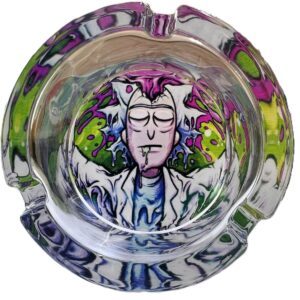 CENICERO DE VIDRIO RICK & MORTY