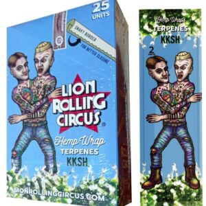 HEMP WRAP LION ROLLING TERPENOS KKSH X25