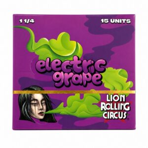 LION ROLLING CIRCUS PAPELILLO ELECTRIC GRAPE 1 1/4 X15